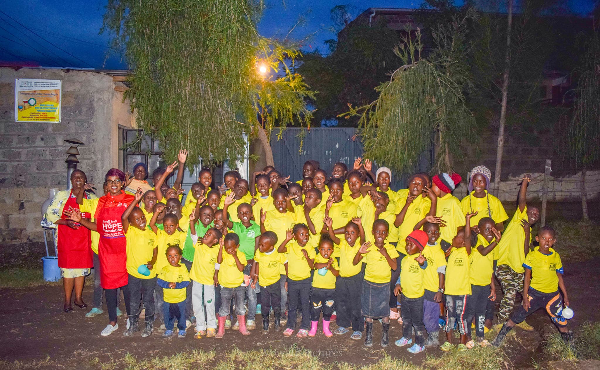 Children from Jewell Souls Hope Foundation